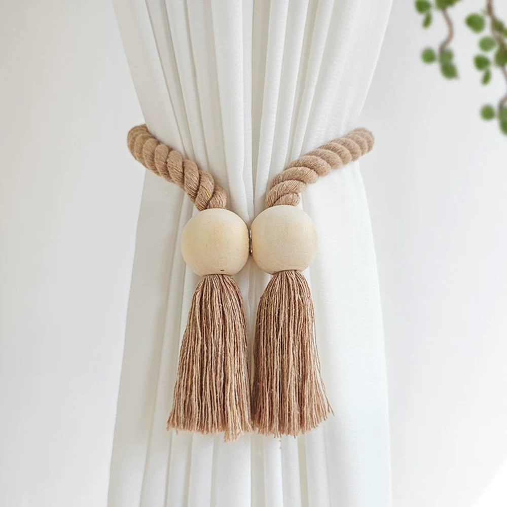 Beaded Trim Fringe - 1 adet basit saçak boncuklu perde