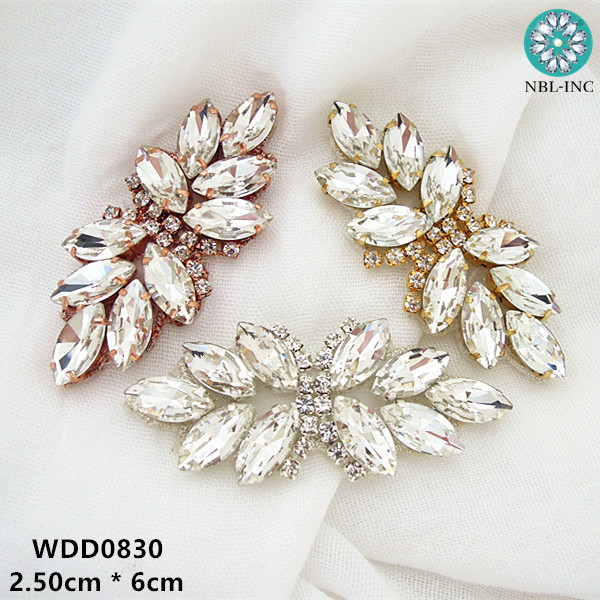 Sew On Rhinestone - (1 adet) gümüş altın rhinestone gelin
