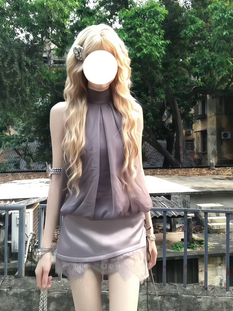 Tatlı Lolita 2 Parça Set Kadın - Elastic Lace Trim incelemesi ve fiyatı