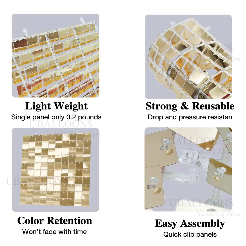 Mat Şampanya Altın Arka Plan P - Sequin Fabric Panel incelemesi ve fiyatı