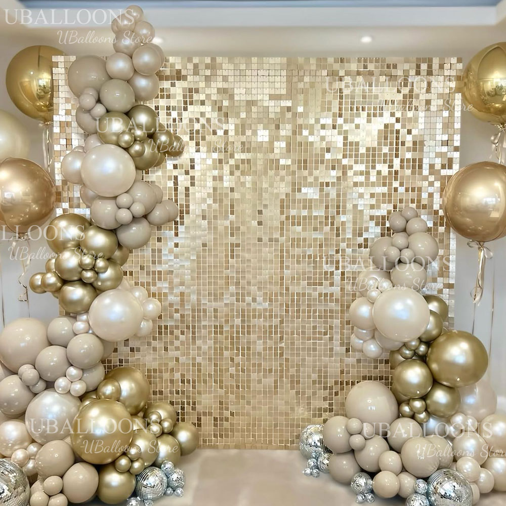 Mat Şampanya Altın Arka Plan P - Sequin Fabric Panel incelemesi ve fiyatı