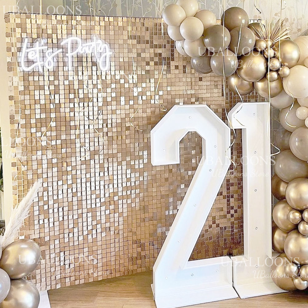 Mat Bej Altın Simli Pullu Pane - Sequin Fabric Panel incelemesi ve fiyatı