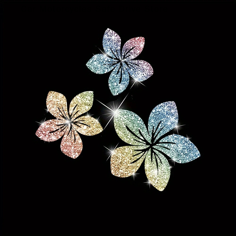 Çiçekli Simli Dekoratif Araba  - Glitter Vinyl Roll incelemesi ve fiyatı