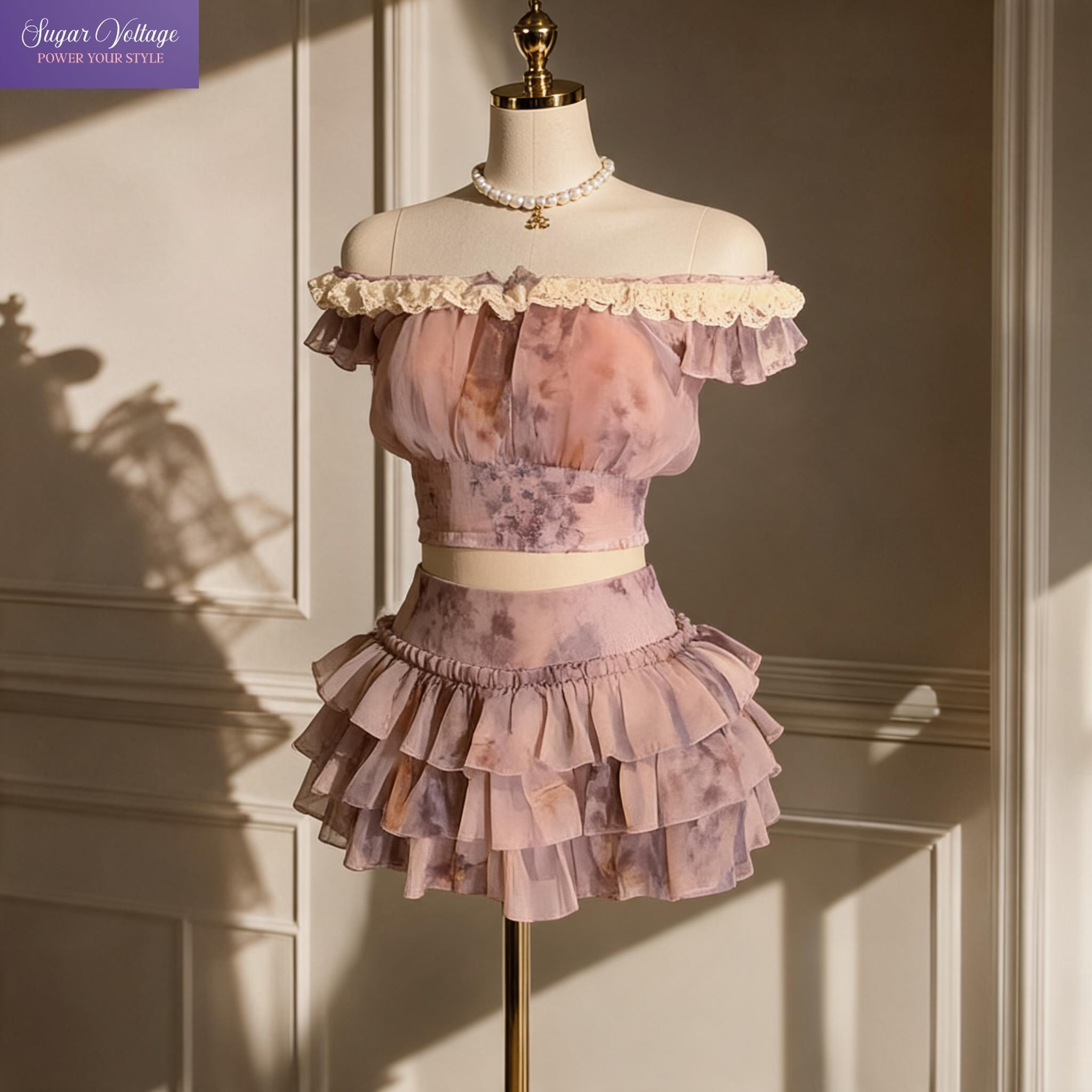 Fransız Tatlı Coquette Tarzı O - Elastic Lace Trim incelemesi ve fiyatı