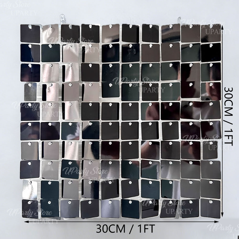 Siyah Işıltılı Duvar Fonu 12/1 - Sequin Fabric Panel incelemesi ve fiyatı