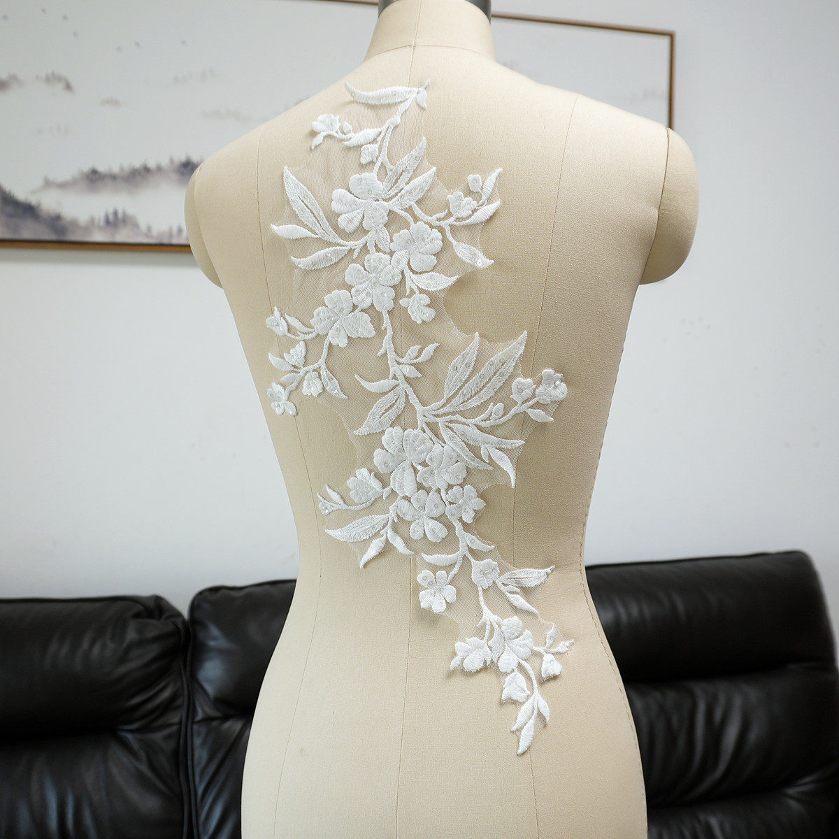 Beyaz Çiçekli Yaprak Pullu Apl - Embellish Craft incelemesi ve fiyatı