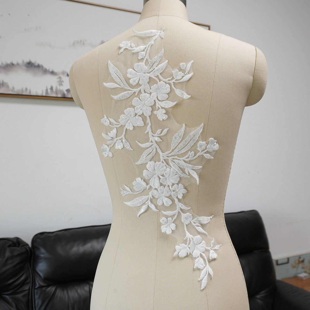 Beyaz Çiçekli Yaprak Pullu Apl - Embellish Craft incelemesi ve fiyatı