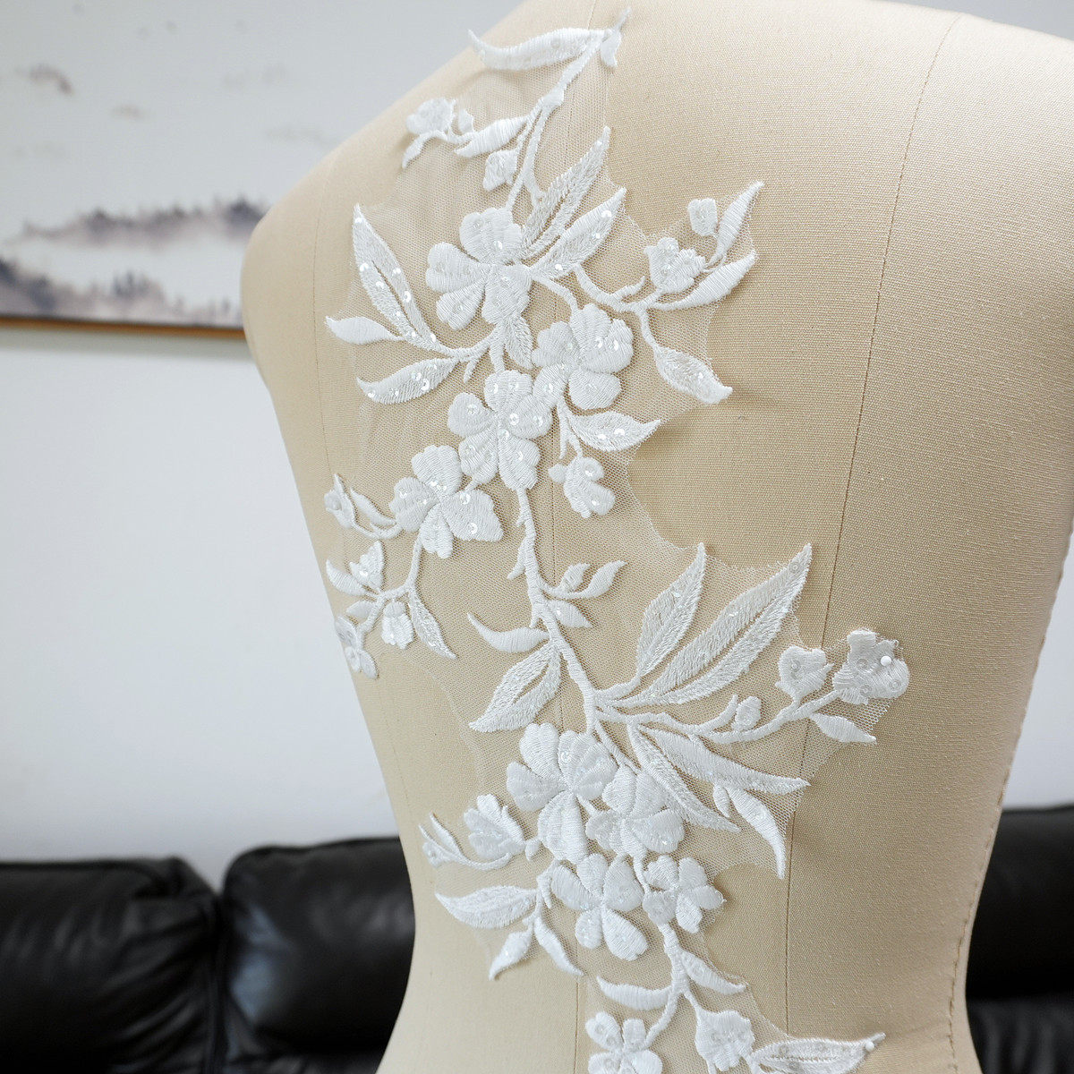 Beyaz Çiçekli Yaprak Pullu Apl - Embellish Craft incelemesi ve fiyatı